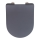 WENKO 23828100-WC toaletno sedište SEDILO 45,2x36,2 cm siva/srebrna