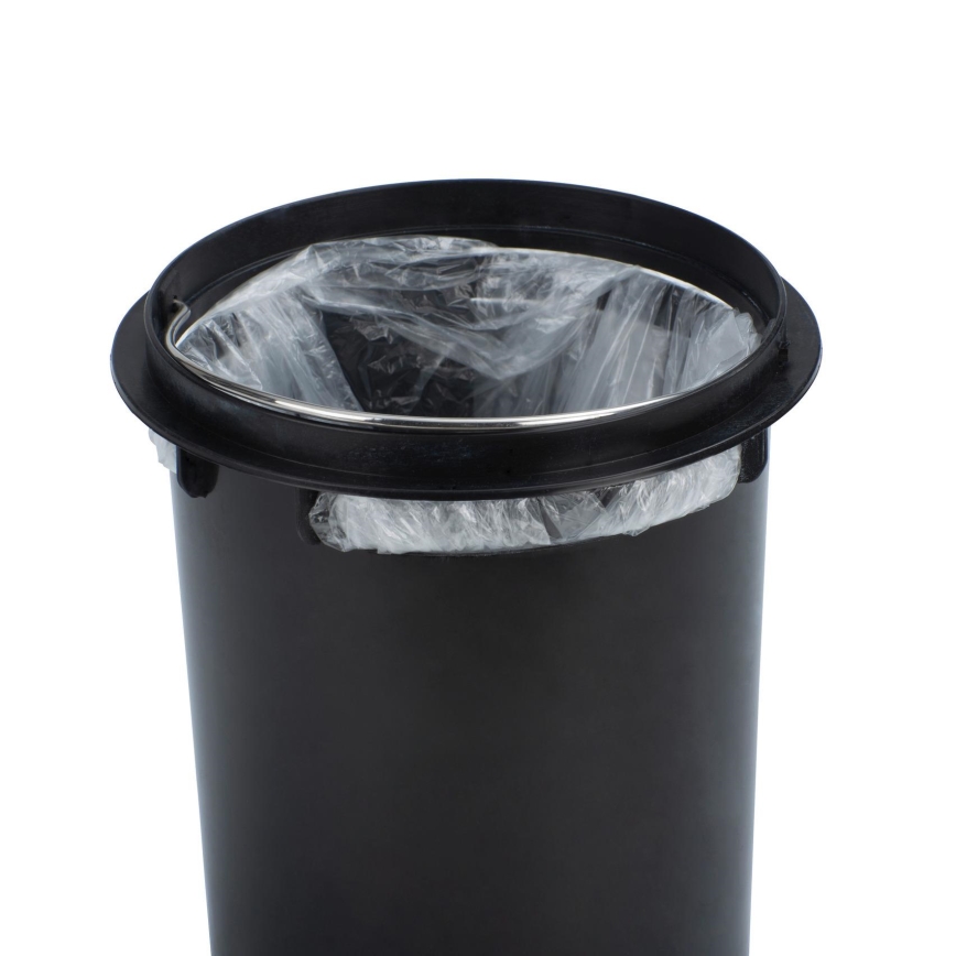 WENKO 24036100 - Kanta LEMAN 17x25 cm inox/bakrena/crna