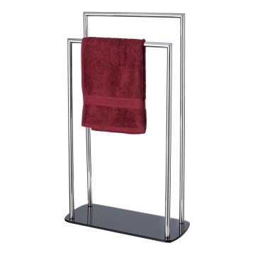 WENKO 24076800 - Držač peškira RAVINA 48x80 cm nerđajući čelik/srebrna/crna