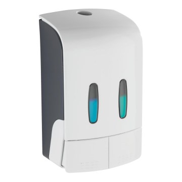 WENKO 24591100-Dozator tečnog sapuna TARTAS 480 ml bela/siva