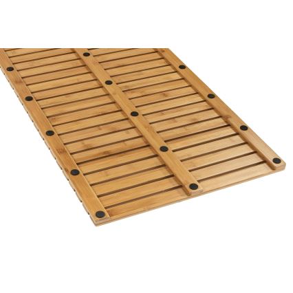 WENKO 24611100 - Otirač BAMBUSA 100x50 cm braon