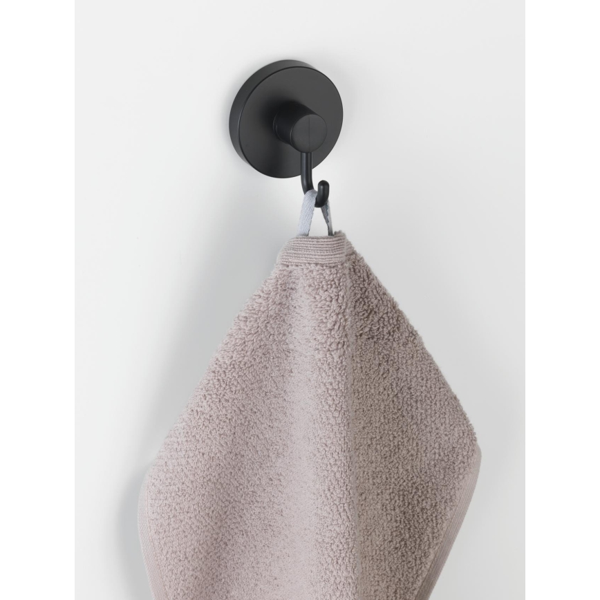 WENKO 24730100-Kukica VACUUM-LOC OKRUGLA CRNA 6x6,7 cm