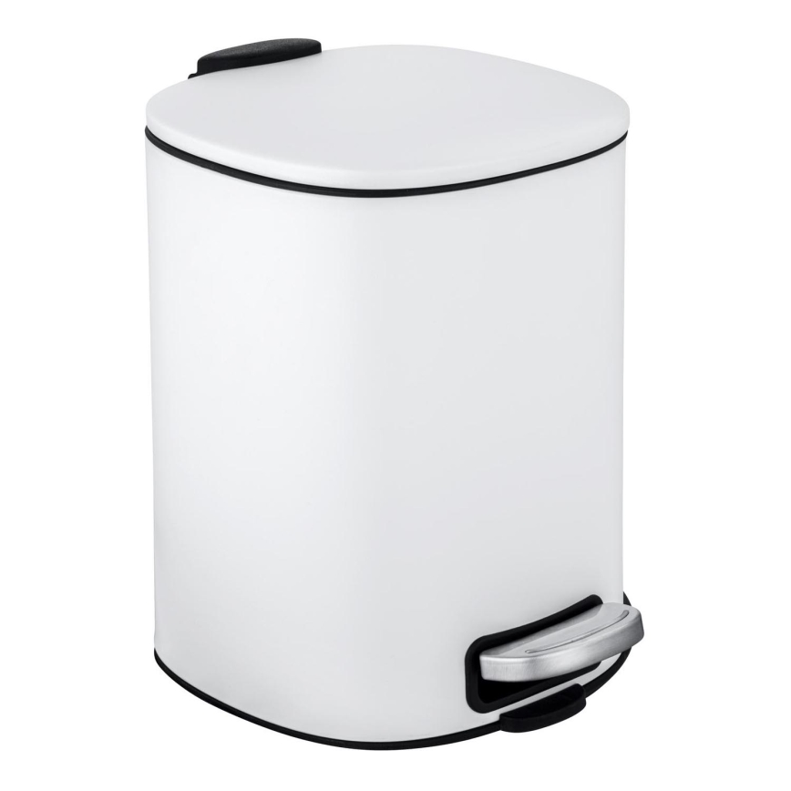 WENKO 24779100 - Koš ALASSIO 20,5x27 cm bela/crna