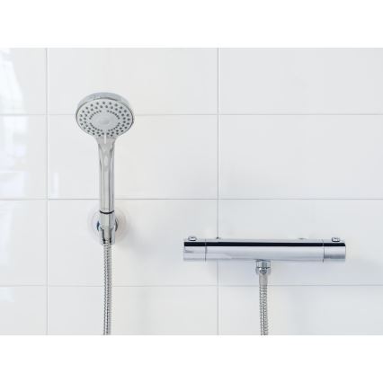 WENKO 24918100 - Glava tuša BASIC LINE 9,5x9,5 cm sjajni hrom/srebrna