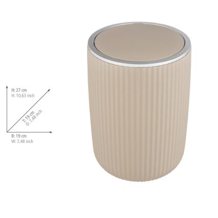 WENKO 25187100 - Korpa AGROPOLI 19x27 cm bež
