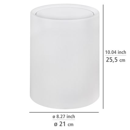 WENKO 25209100 - Kanta ATRI 21 x 25,5 cm, bela