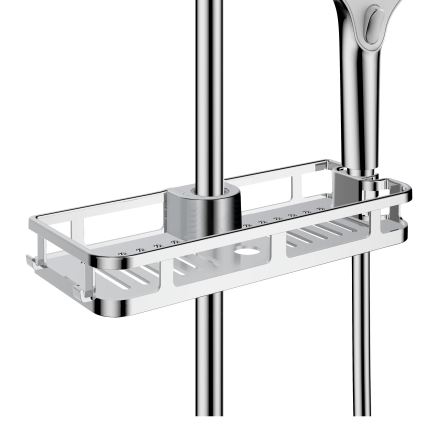 WENKO 25490100 - Polica LIBERTÀ 28,5 x 11,5 cm, sjajni hrom