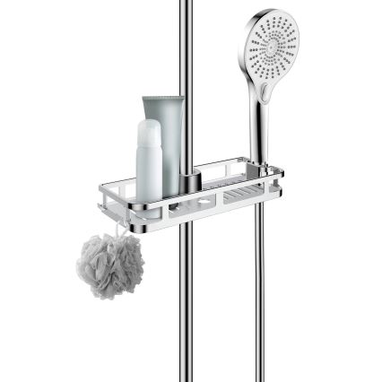 WENKO 25490100 - Polica LIBERTÀ 28,5 x 11,5 cm, sjajni hrom