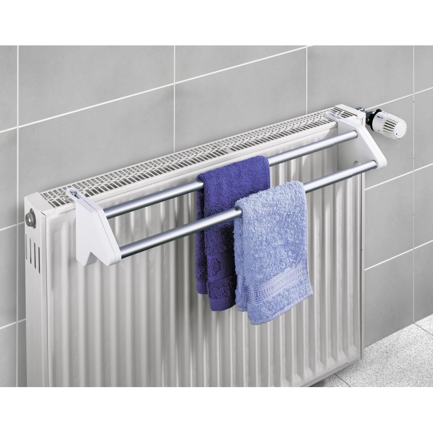 WENKO 3702100 - Sušač 13 x 11,5 cm, srebrna/bela