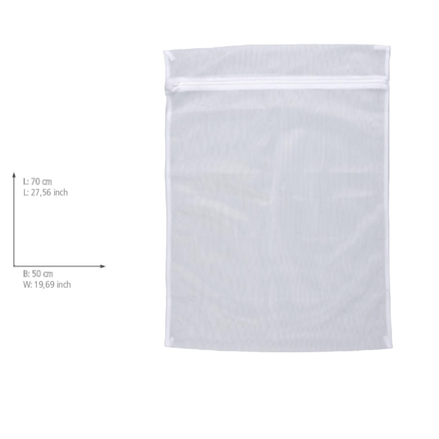 WENKO 3751700100 - JUMBO mrežasta vreća za pranje veša 50x70 cm bela