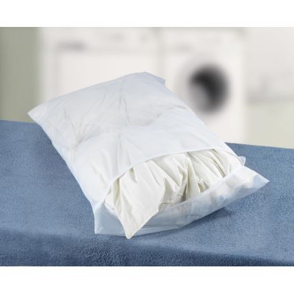 WENKO 3751900100 - Mrežasta vreća za pranje veša 90x60 cm bela