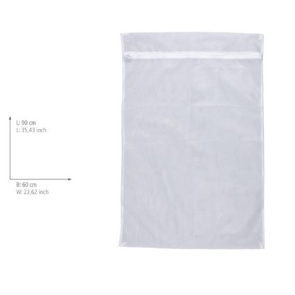 WENKO 3751900100 - Mrežasta vreća za pranje veša 90x60 cm bela