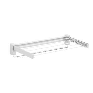 WENKO 3770013100 - Stalak za sušenje veša BUTTERFLY 70x13,5 cm srebrna/bela