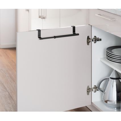 WENKO 53246100 - Držač peškira 7x6 cm inox/crna