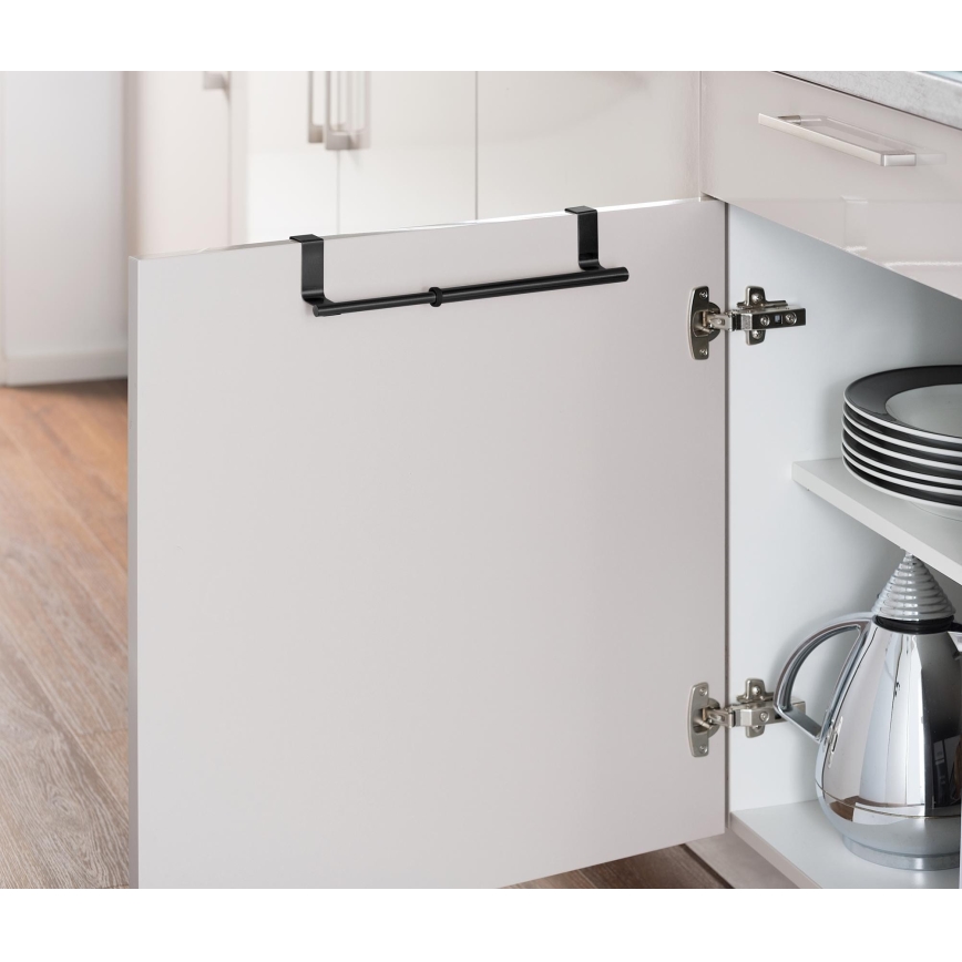 WENKO 53246100 - Držač peškira 7x6 cm inox/crna