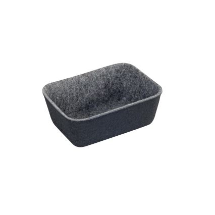 WENKO 64502100 - Organizator fioke FELT 28,5x20 cm siva