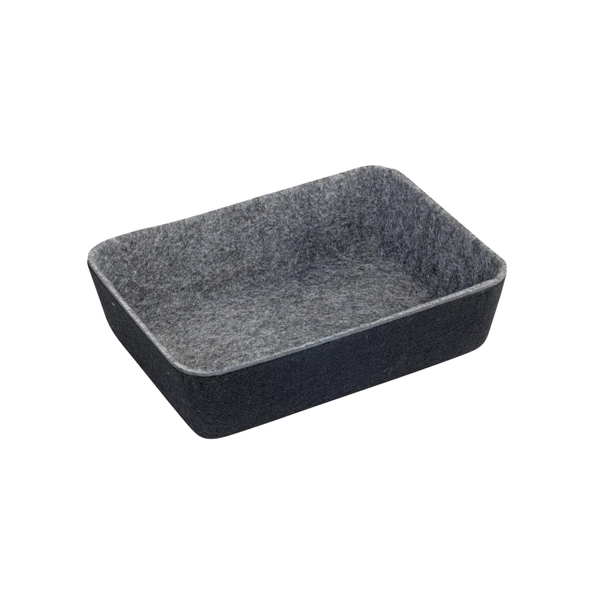 WENKO 64502100 - Organizator fioke FELT 28,5x20 cm siva
