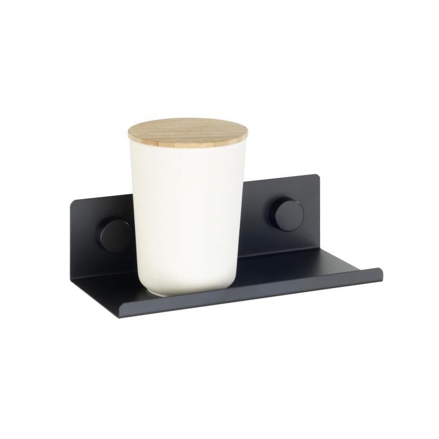 WENKO 71147800 - Polica JET 25x7,5 cm crna