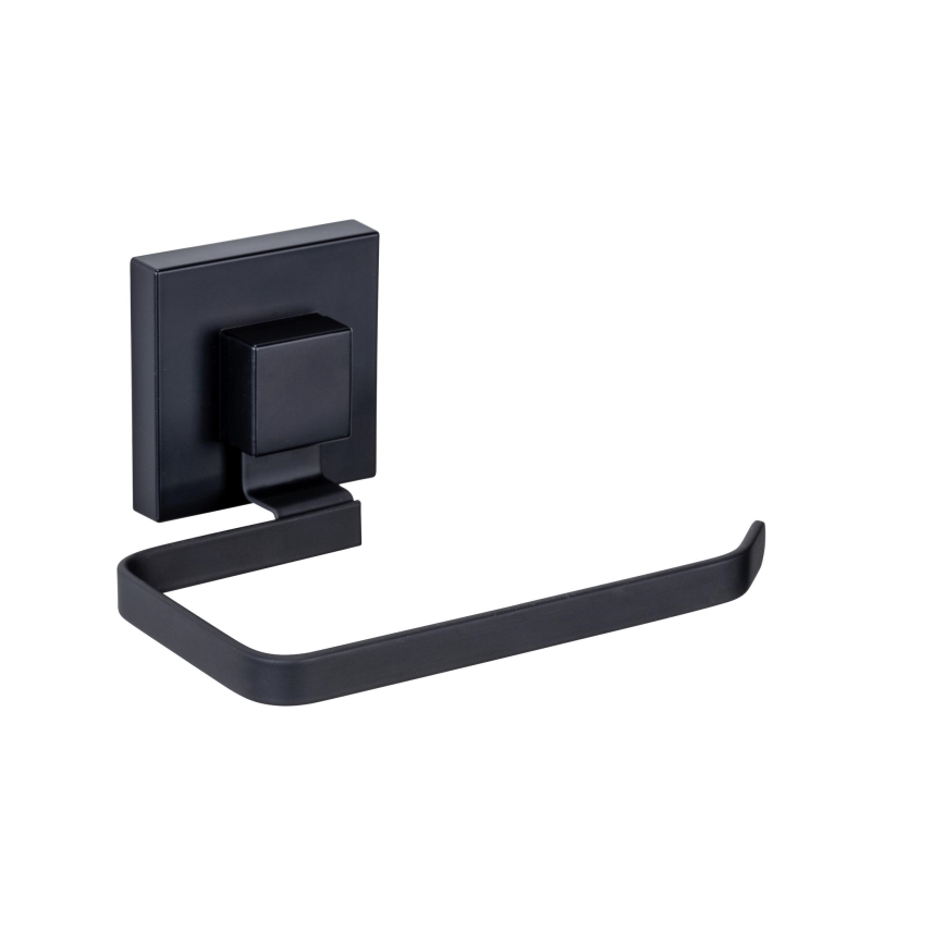 WENKO 71447800 - Držač toaletnog papira VACUUM-LOC QUADRO ED 14x11 cm crna