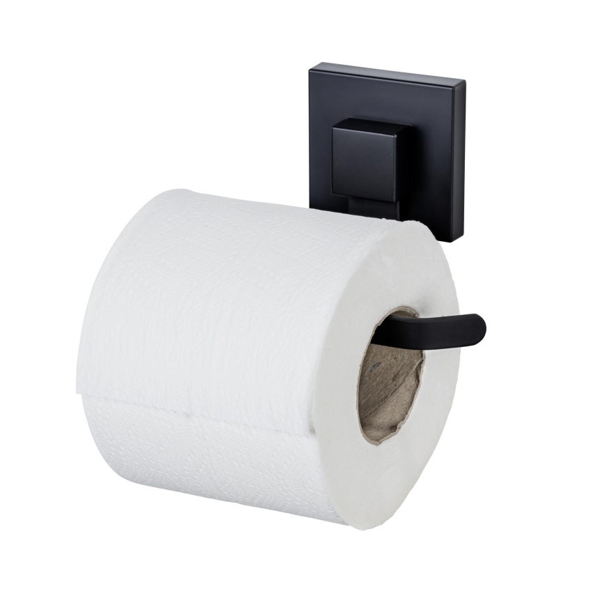 WENKO 71447800 - Držač toaletnog papira VACUUM-LOC QUADRO ED 14x11 cm crna