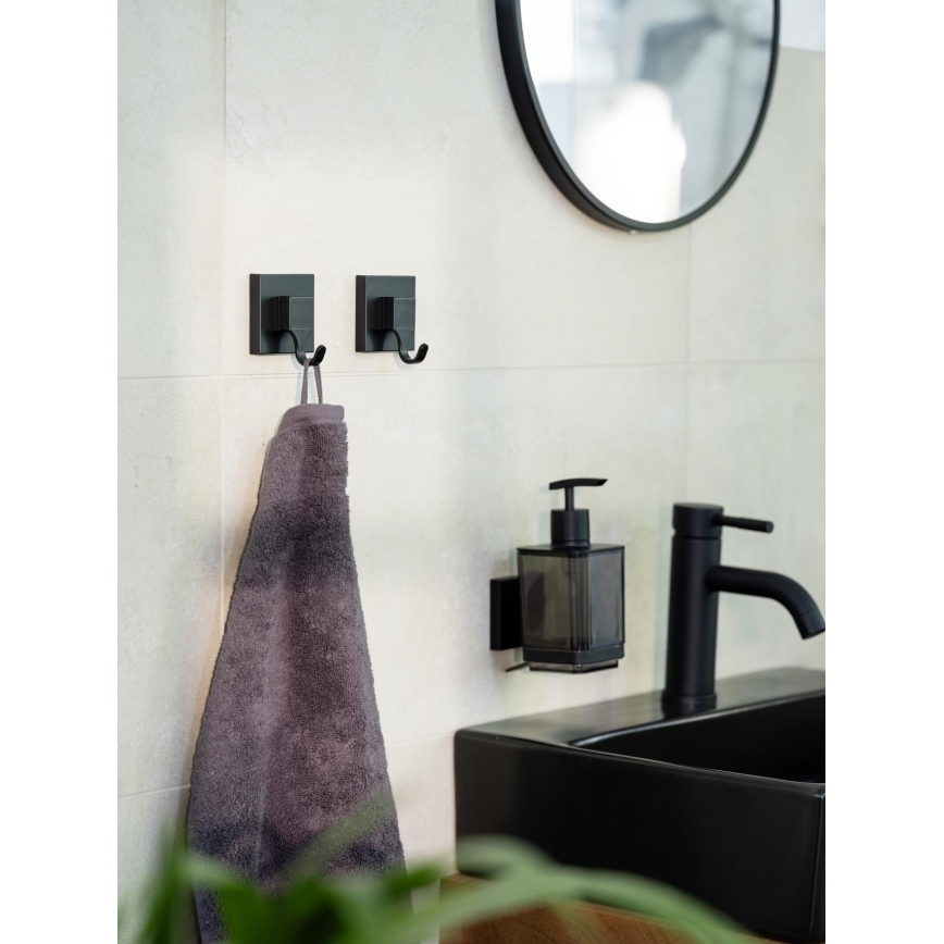 WENKO 71448800 - Kukica VACUUM-LOC QUADRO ED 6x7 cm crna