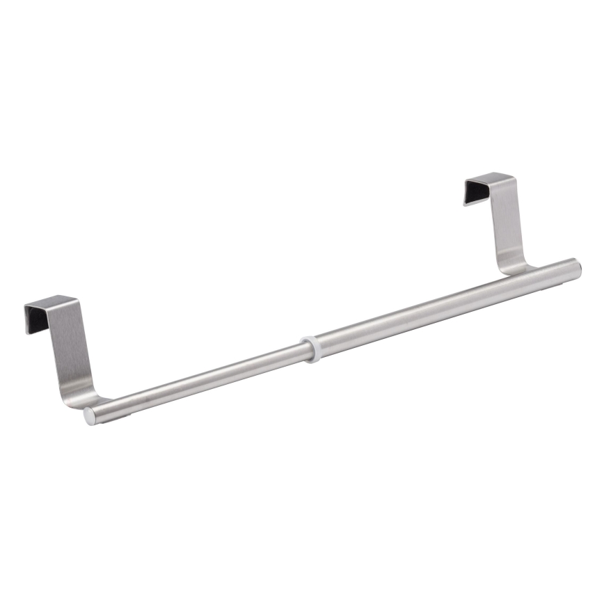 WENKO 79173100 - Držač peškira TELESCOPE 7x6 cm nerđajući čelik/srebrna/crna