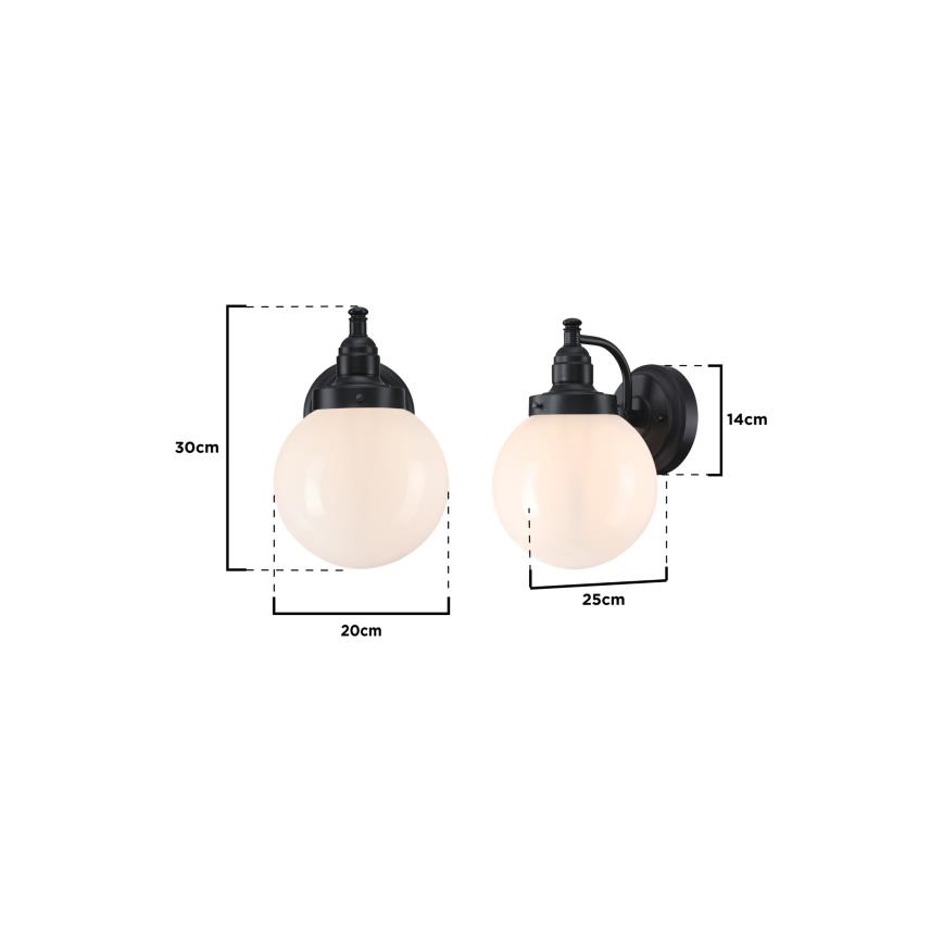 Westinghouse 61240 - Spoljašnja zidna lampa EDDYSTONE 1xE27/60W/230V IP44
