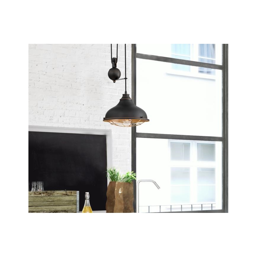 Westinghouse 61249 - Luster na sajli CHAVES 1xE27/60W/230V