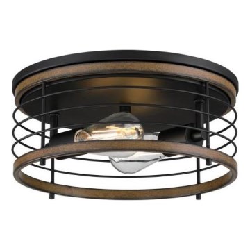 Westinghouse 61250 - Plafonska svetiljka ACKTON 2xE27/60W/230V rustično drvo