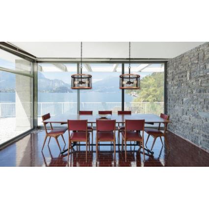 Westinghouse 63327 - Luster na lancu EMELIE 3xE27/60W/230V