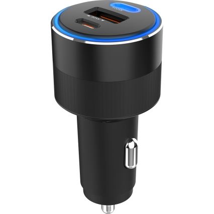 Winner Group - Auto punjač 2x USB-C + 1x USB-A, USB Power Delivery 130 W, crni