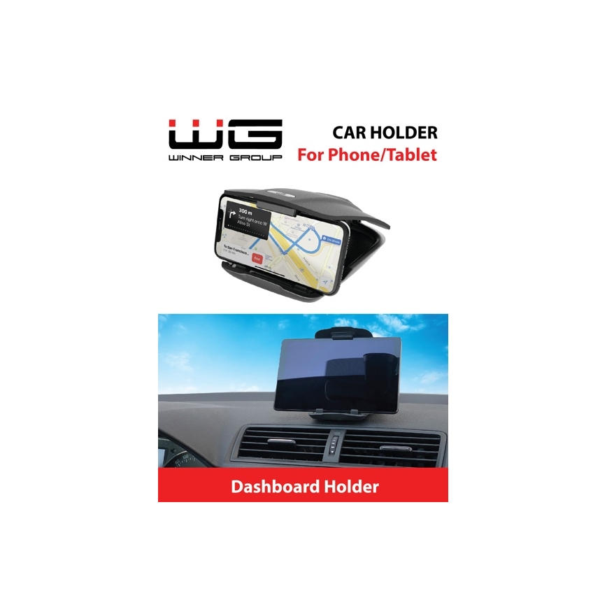 Winner Group - Držač telefona za auto sa usisnom čašicom crni