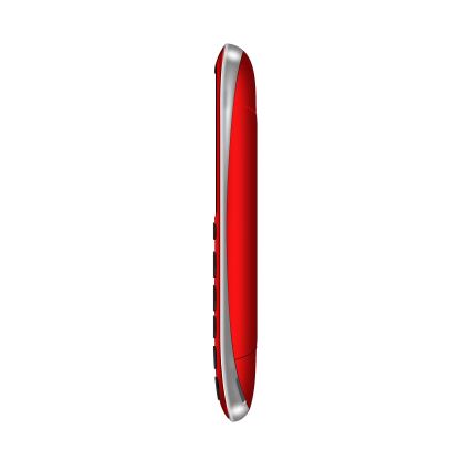 Winner Group - Mobilni telefon za seniore, 1600 mAh, crveni