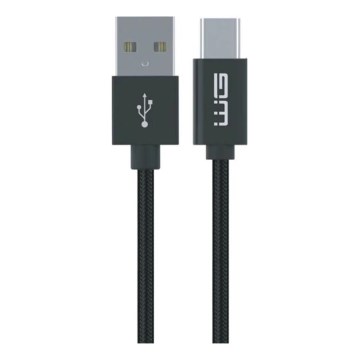 Winner Group - USB kabl sa produženim USB-C / USB-A konektorom, 60W, 1 m, crna