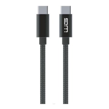 Winner Group - USB kabl USB-C / USB-C 60 W, 20 cm, crne boje