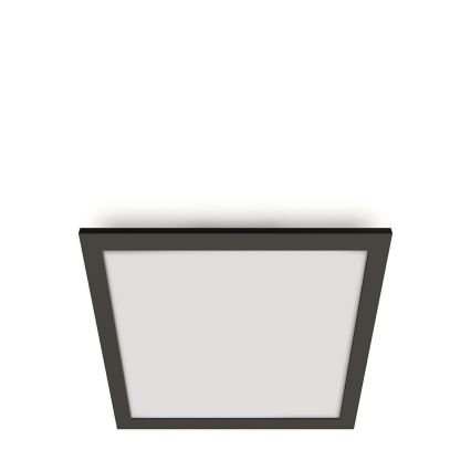 WiZ - LED prigušiva stropna lampa SUPERSLIM LED/12W/230V 2700-6500K Wi-Fi crna