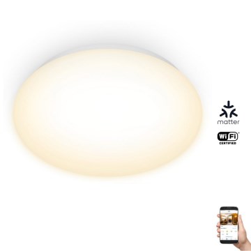 WiZ - LED prigušiva plafonska lampa SUPERSLIM LED/17W/230V 2700K Wi-Fi
