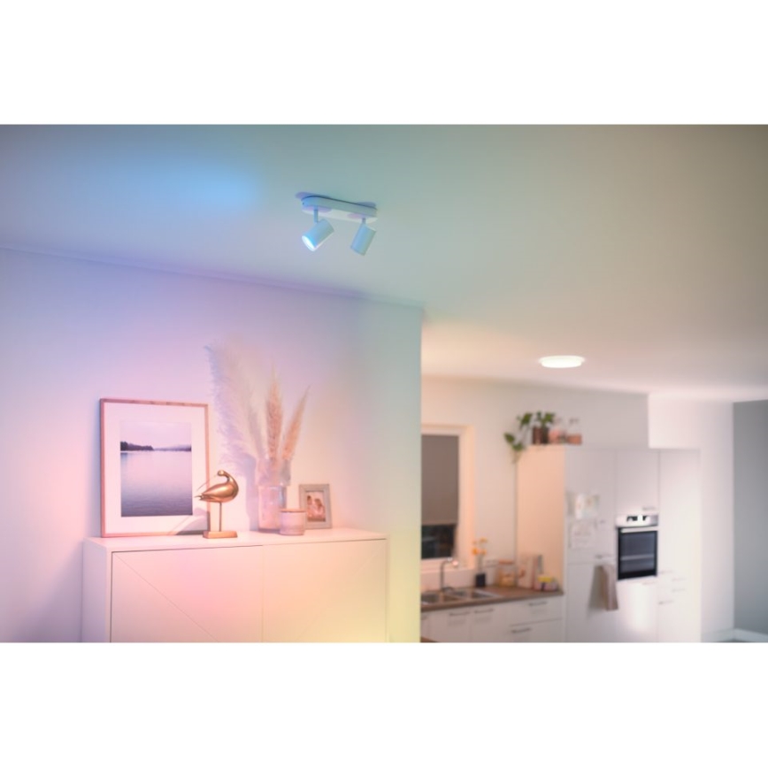 WiZ - LED prigušiva spot svetiljka IMAGEO 1xGU10/4,9W/230V 2700-6500K CRI 90 Wi-Fi bela