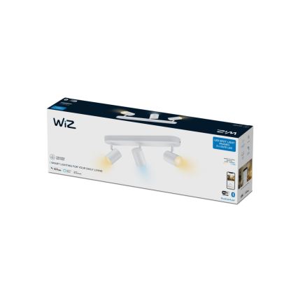 WiZ - LED prigušiva spot svetiljka IMAGEO 3xGU10/4,9W/230V 2700-6500K Wi-Fi CRI 90 bela