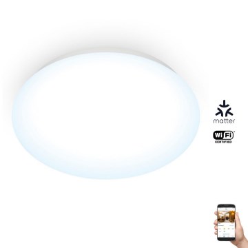 WiZ - LED prigušiva stropna svetiljka SUPERSLIM LED/17W/230V 4000K Wi-Fi