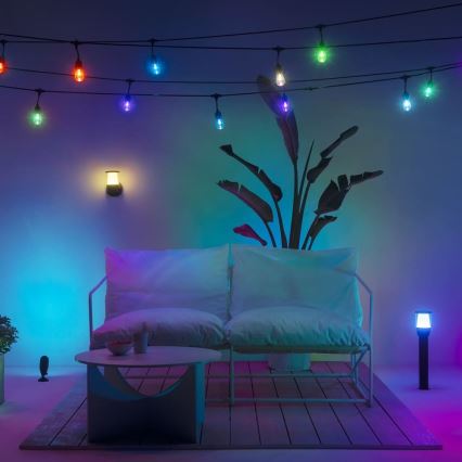 WiZ - LED RGBW Prigušiva spoljna lampa ELPAS LED/4,8W/12/230V 2700-5000K IP65 Wi-Fi