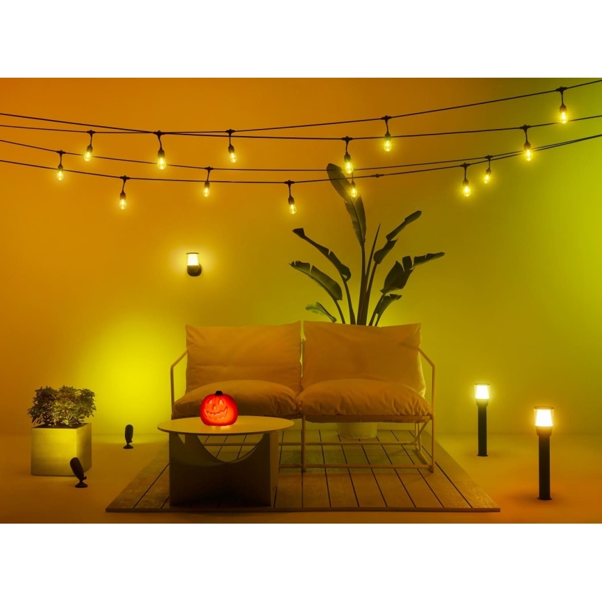 WiZ - LED RGBW Prigušiva spoljna lampa ELPAS LED/4,8W/12/230V 2700-5000K IP65 Wi-Fi