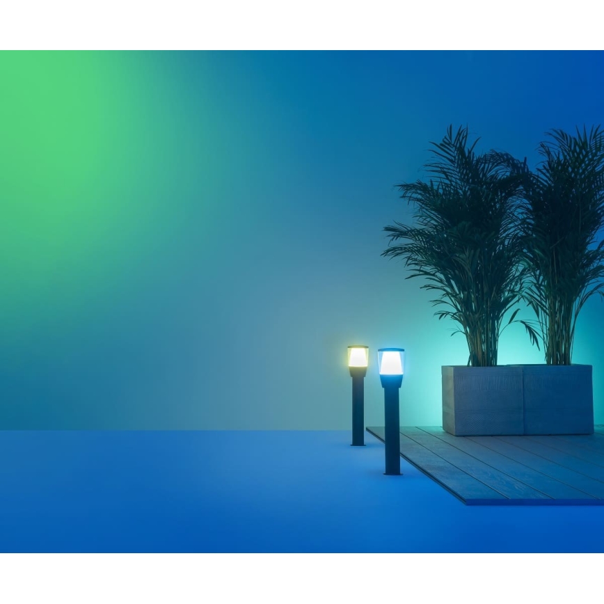 WiZ - LED RGBW Prigušiva spoljna lampa ELPAS LED/4,8W/12/230V 2700-5000K IP65 Wi-Fi