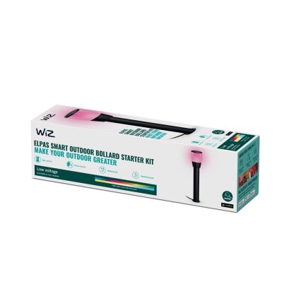 WiZ - LED RGBW Prigušiva spoljna lampa ELPAS LED/4,8W/12/230V 2700-5000K IP65 Wi-Fi