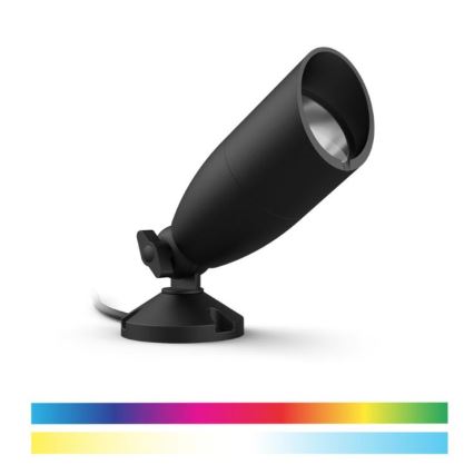 WiZ - LED RGBW prigušiva spoljna spot svetiljka SPOT LED/4W/12V 2700K-5000K IP65 Wi-Fi
