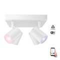 WiZ - LED RGBW prigušiva spot svetiljka IMAGEO 4xGU10/4,9W/230V 2200-6500K Wi-Fi CRI 90 bela