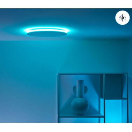 WiZ - LED RGBW prigušiva plafonska svetiljka RUNE LED/21W/230V 2700-6500K Wi-Fi bela
