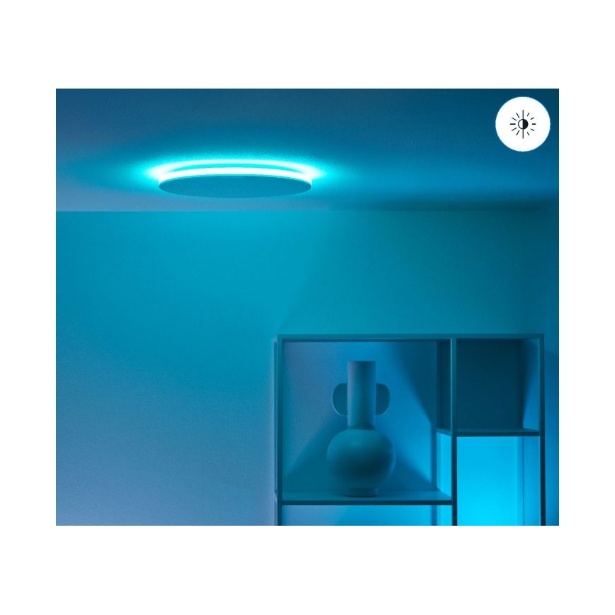 WiZ - LED RGBW prigušiva plafonska svetiljka RUNE LED/21W/230V 2700-6500K Wi-Fi bela
