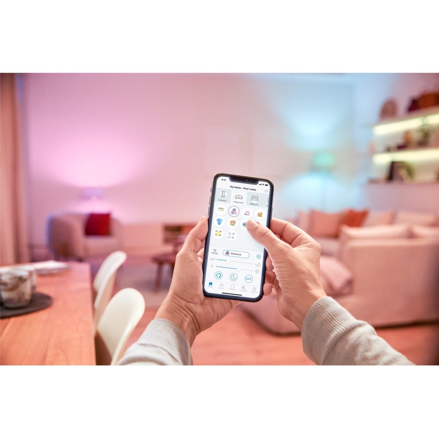 WiZ - LED RGBW prigušiva spot svetiljka IMAGEO 2xGU10/4,9W/230V 2200-6500K Wi-Fi CRI 90 crna