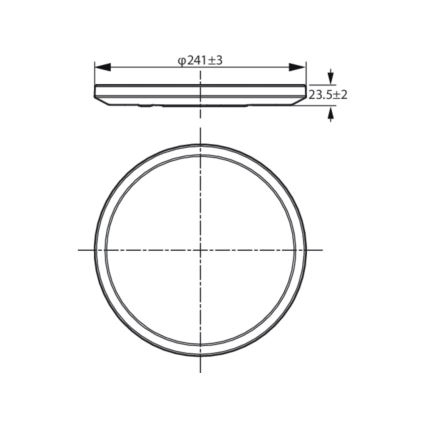 WiZ - LED prigušiva stropna svetiljka SUPERSLIM LED/14W/230V 2700-6500K Wi-Fi crna